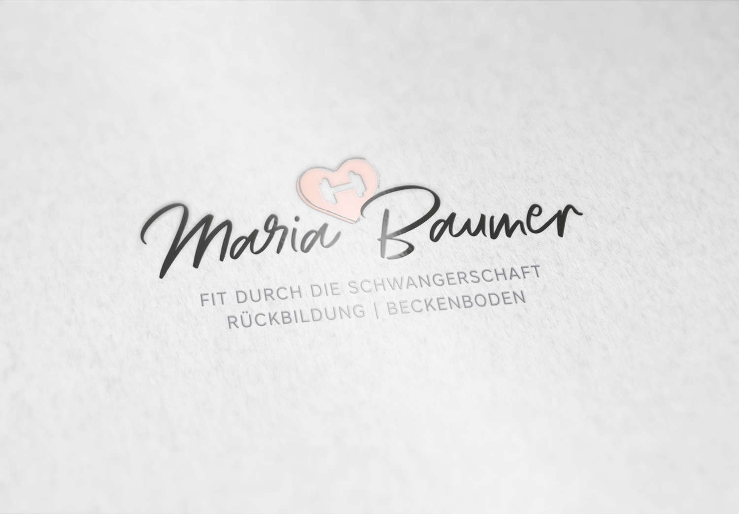 Maria Baumer Rückbildung Logodesign