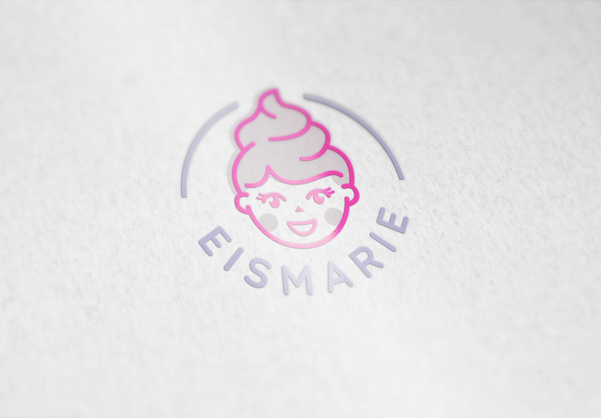 Logodesign Eismarie DDR Softeis