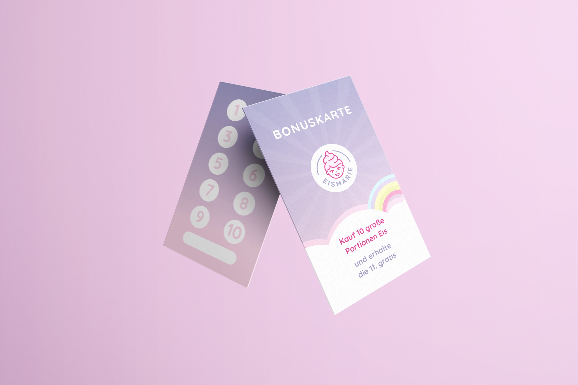 Bonuskarten Eismarie DDR Softeis