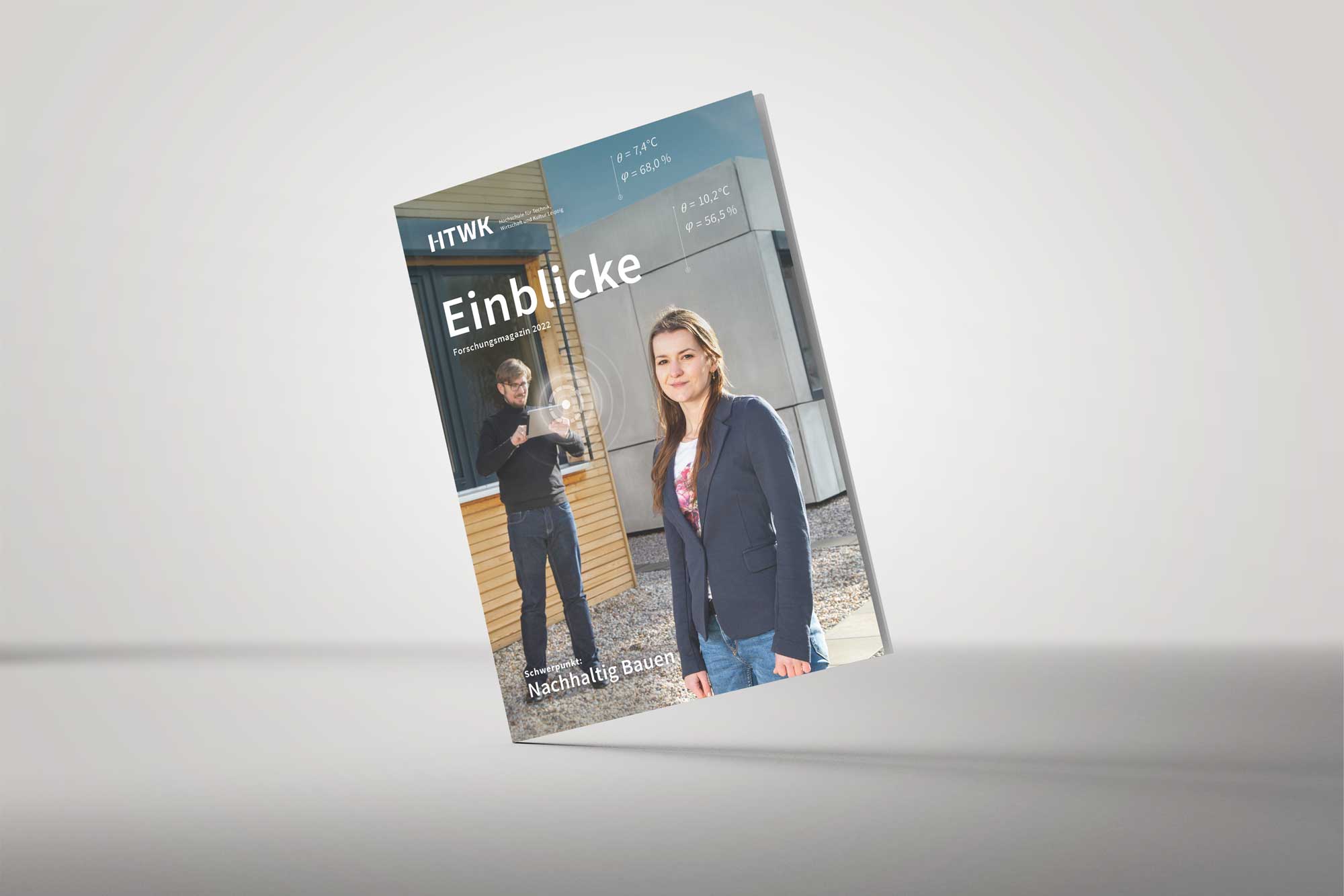 Cover Forschungsmagazin Einblicke 2022, HTWK Leipzig